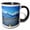 Black/White, variant on 3drose, Road to the Eastern Sierras, 11oz Mug