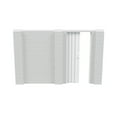thumbnail image 1 of EverBlock 11’ x 7’ Wall Kit with Accordion Door | 3’ x 7’ Doorway | Modular Building Blocks | Wall Display System | Room Divider & Partition | Easy to Connect & Reuse | Indoor & Outdoor Use, 1 of 7
