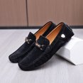 thumbnail image 3 of Men's Slip-On Metal Buckle Moccasin Loafers, 3 of 4