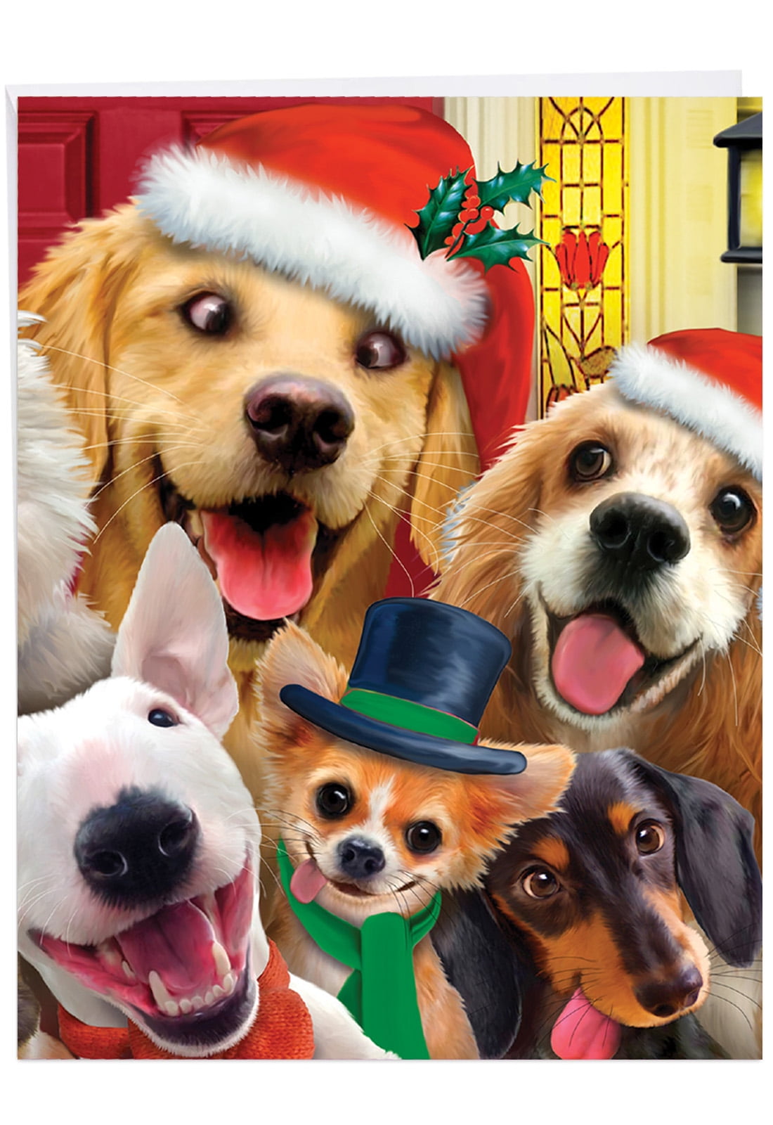 The Best Card Company  Big Funny Merry Christmas Card (8.5 x 11 Inch