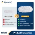thumbnail image 3 of Yocada 3-Pack Microfiber Replacement Mop Pads,Dual Dry-Wet Cleaning for Wood/Tile/Marble, Washable, 3 of 7