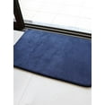 thumbnail image 2 of Super Soft Absorbent Bath Mat, Memory Foam Non Slip Bathroom Rugs for Shower Floors, 20" x 32", Dark Blue, 2 of 2