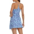 thumbnail image 6 of HDE Women Workout Dress Built in Shorts Sleeveless Athletic Sport Dress Bandana Paisley S, 6 of 6