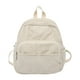 thumbnail image 1 of Mochila para niñas, de pana, informal, portátil, con cremalleras suaves y elegantes. Blanco, 1 of 9