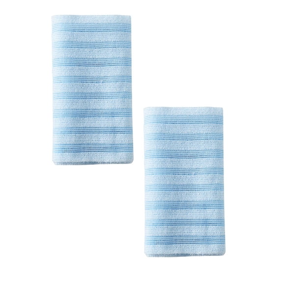 2Pcs Blissal Exfoliating Shower Towel For Blissal Exfoliating Shower Towel Rip Exfoliating Washcloth Long Washcloth Back Scrubber Bath Towel