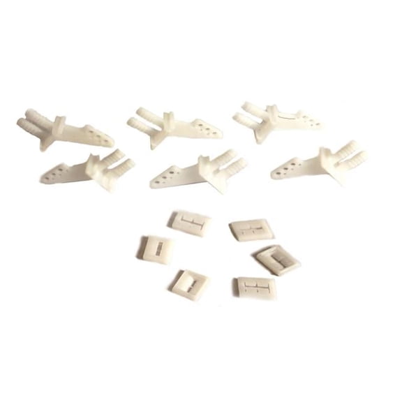 Screwless Hardware Set with 2 Horns, 4 Clevis for Super Cub 750 BL