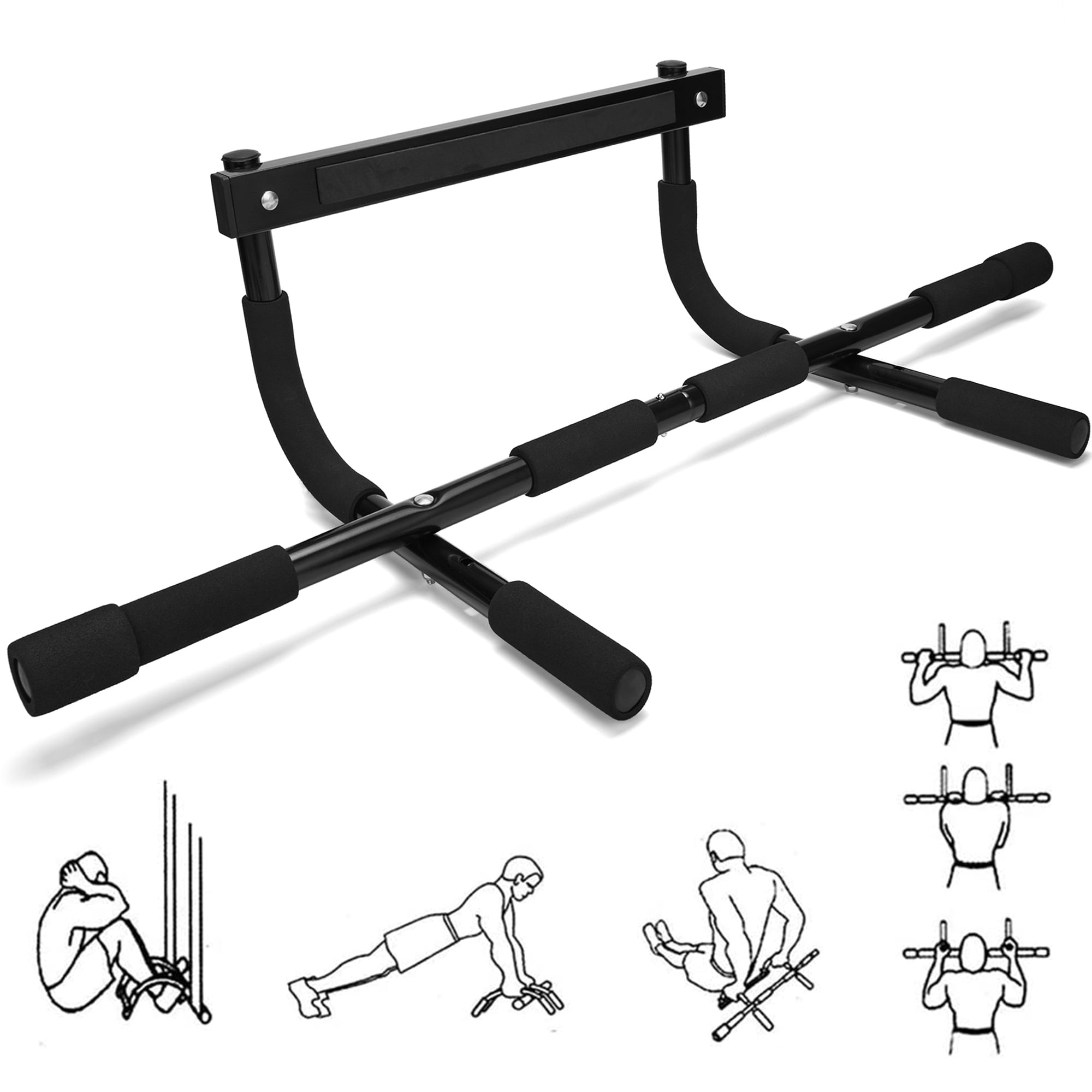 SAYFUT Doorway Pull Up Bar, Portable Horizontal Bar Body Workout Bar