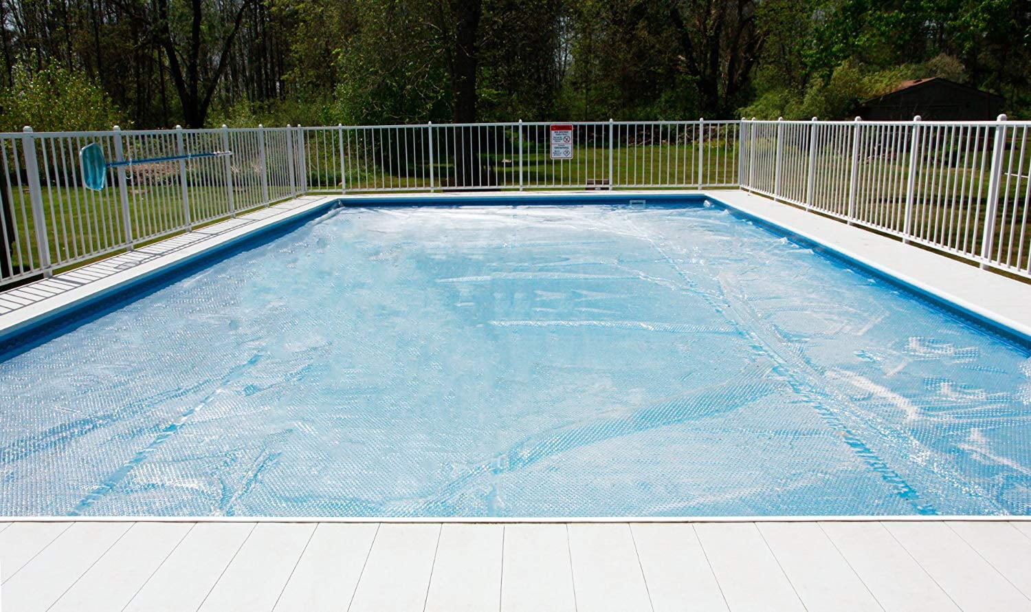 Sun2Solar 16 x 24 Rectangle Clear Swimming Pool Solar Blanket Cover 1600 Series 