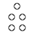 thumbnail image 3 of Soidarity Platos estrechos y anchos Rueda de cadena ligera resistente al desgaste Placa única Piezas de placa dentada de alta resistencia Type2 NO2, 3 of 6