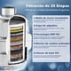 thumbnail image 3 of Cabezal de Ducha con Filtración de 25 Etapas, Cabezal de Ducha de 6 Pulgadas para Agua Dura, Juego de Cabezal de Ducha con Filtro de Alta Presión, Elimina Impurezas, Elimina el Cloro etc (con Soporte), 3 of 7