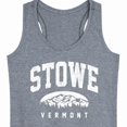 thumbnail image 3 of Instant Message - Stowe Vermont - Women's Racerback Tank Top, 3 of 6