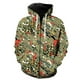 thumbnail image 1 of Sudadera con capucha y cremallera para hombre, con textura de piel de animal, estilo informal, de manga larga, estilo urbano, de gran tamaño, estilo hip hop, unisex, gran oferta 2024, con estampado 3D, 1 of 6