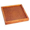 thumbnail image 3 of LYUMO Wood Serving Tray, Food Serving Tray,Small Portable Square Shape Solid Wood Tea Coffee Snack Food Dinning Serving Tray Plate, 3 of 8