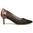 thumbnail image 2 of Naturalizer Women's Everly 4 Pump Chocolate Faux Leather & Mesh 8.5W, 2 of 5