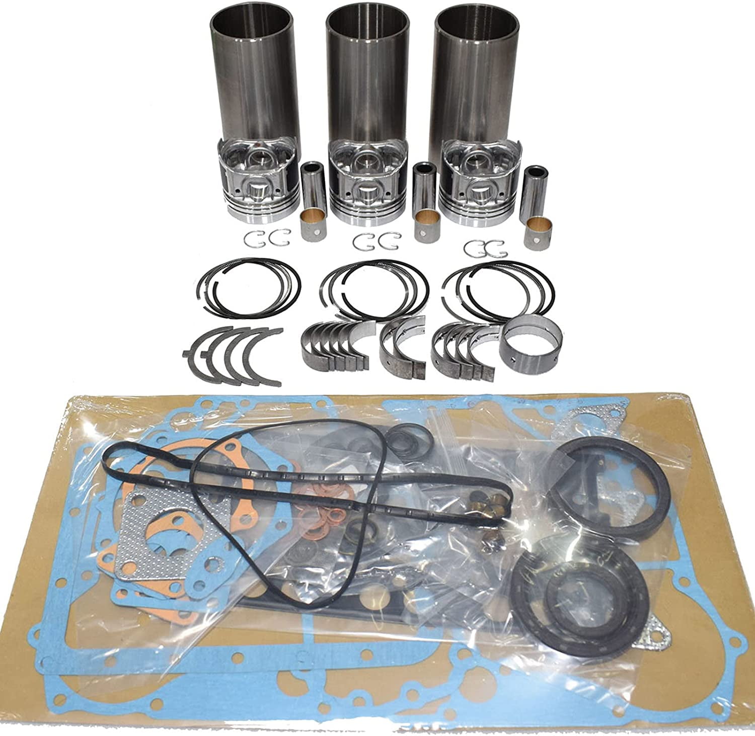 Seapple D722 Overhaul Rebuild Kit Compatible with Kubota TG186054