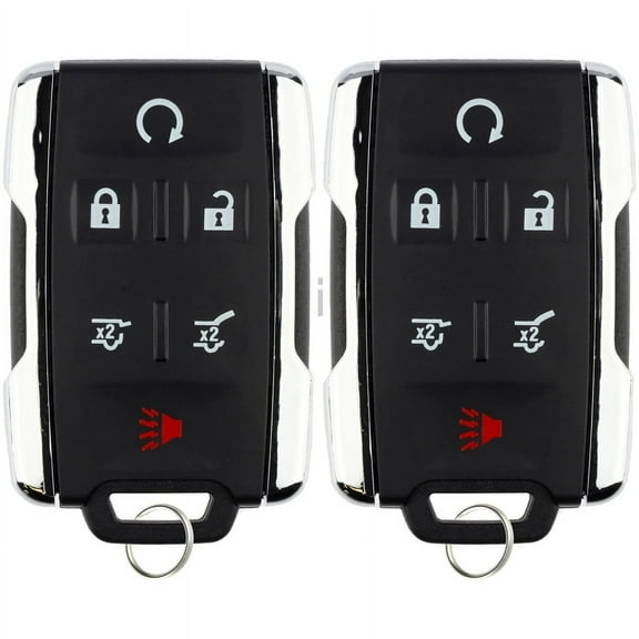 2 PACK KeylessOption Keyless Entry Remote Control Car Key Fob Replacement M3N32337100 for 2014-2018 Chevy Suburban Tahoe GMC Yukon