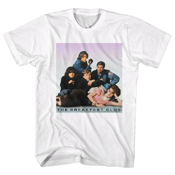 Breakfast Club Club Pic White Adult T-Shirt 5Xl