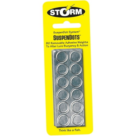 UPC: 0039984999314 | Storm SuspenDots Removable Adhesive Weights – 80 Count