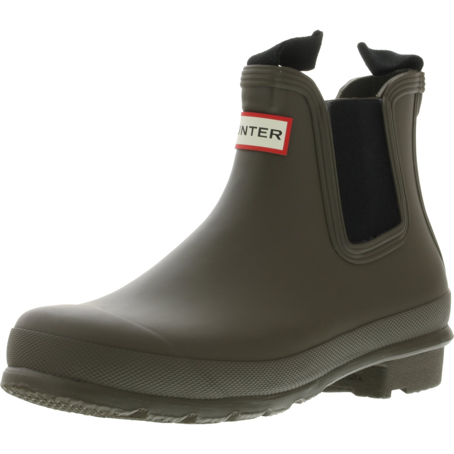 hunter chelsea boots green