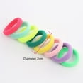 thumbnail image 6 of Eoperou 100Pcs Small Candy Color Hair Ring Anti-fall Tight Exquisite Kids High Elastic Simple Hair Ropes Hair Accessories, 6 of 8