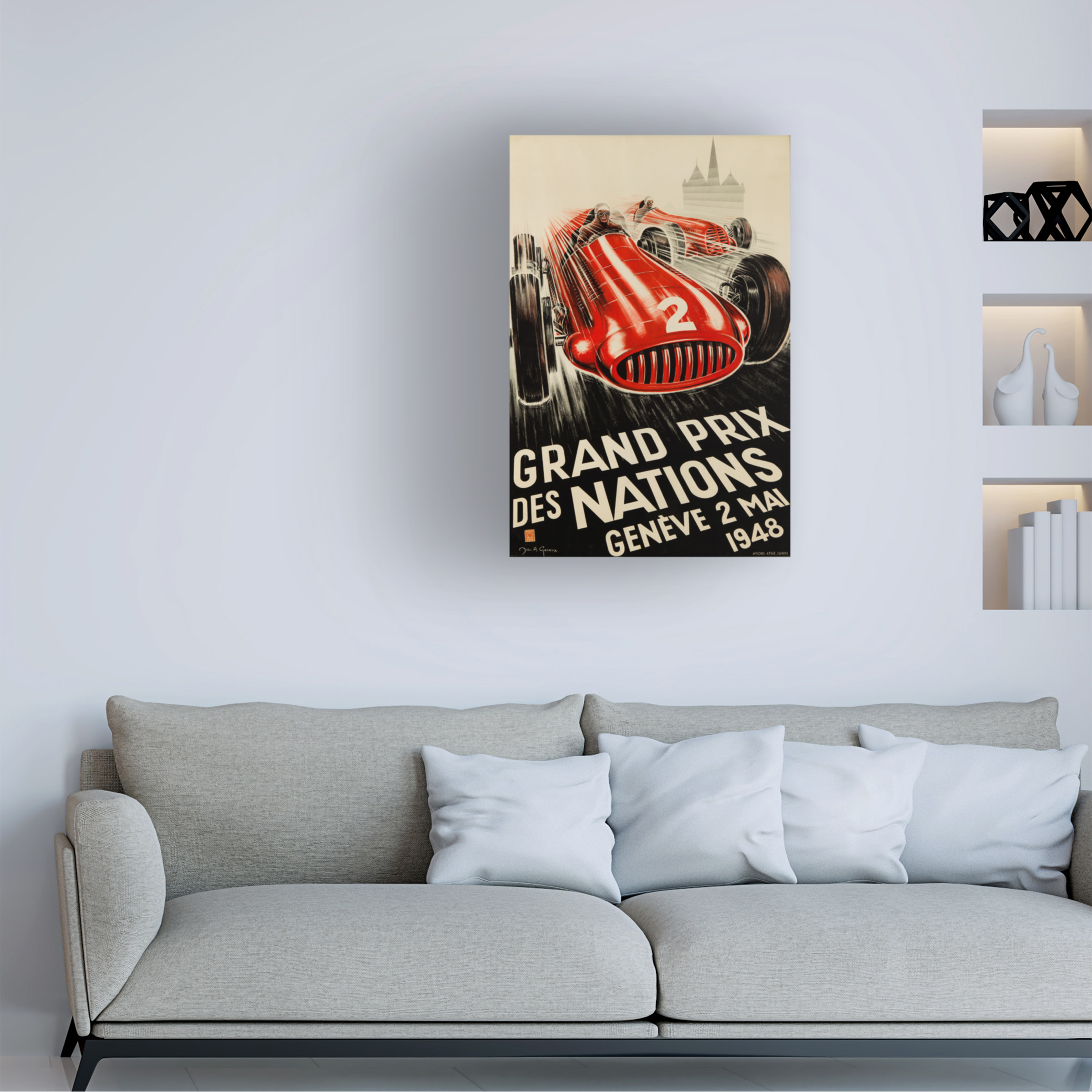 Lantern Press 'Racecar 7' Canvas Art
