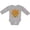 AC-Heather Grey, variant on Cinco de Mayo Party Boys or Girls Long Sleeve Baby Bodysuit