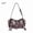 Coffee, variant on Women's Y2K Shoulder Bag Underarm Baguette Purse PU Leather Rivet Leopard print Decoration Punk Vintage Style Handbag