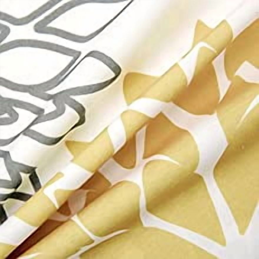 Phantoscope 20x20 Decorative Throw Pillow Covers, Yellow, Set of 4