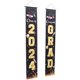 thumbnail image 2 of Graduation Party Door Couplets Congrats Grad Decor Rectangular Black 180X30CM Decoration 1 Pair, 2 of 5