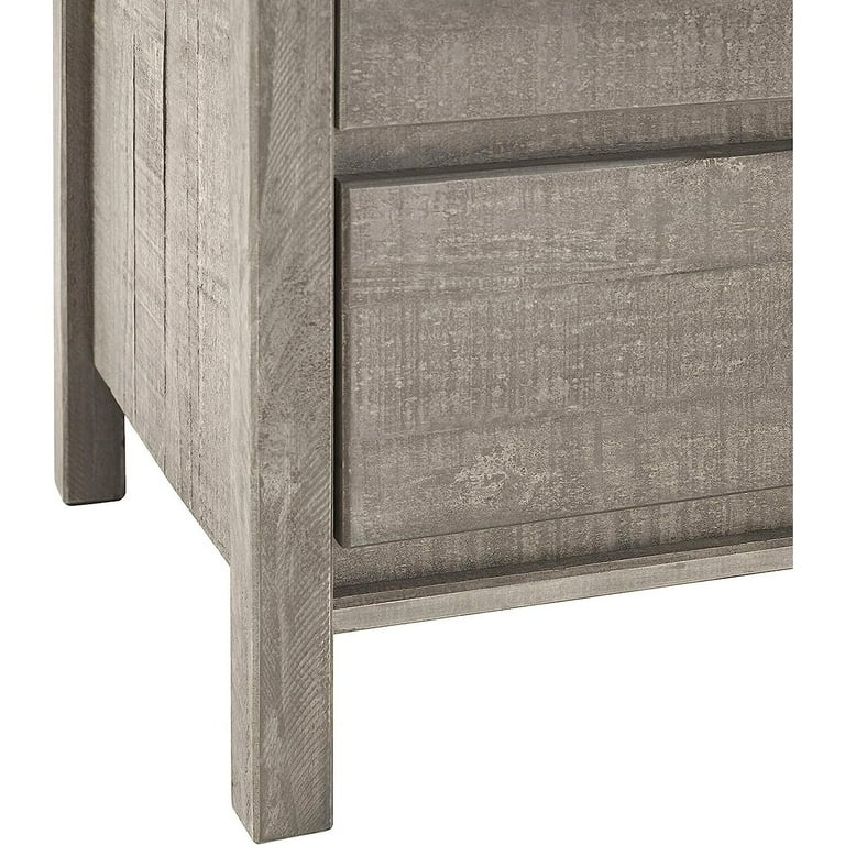 grey driftwood dresser Windsor Driftwood Gray 6-Drawer Double Dresser