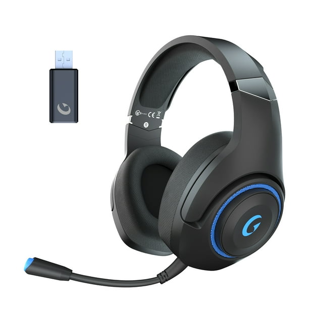 Ecomoment Wireless Gaming Headsets for PS5 PS4 PC Nintendo Switch PC with Bluetooth 5.2 2.4 GHz USB Gaming Headphones with Detachable Microphone 40H Battery Life 3.5mm Wired for Xbox Series Black Walm...