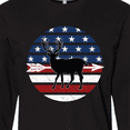 thumbnail image 4 of Inktastic Deer Bow Hunting Usa Flag Long Sleeve T-Shirt, 4 of 5