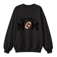 thumbnail image 6 of Football Mom Crewneck Sweatshirt Casual Pullover, 6 of 6