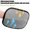 thumbnail image 4 of Pet Hair Removal Glove Reusable Electrostatic Cleaning Mitt for Furniture Couch Bedding and Clothing,Easy Grooming and Lint Removal Tool,home cleaning,pet hair glove,Black,1PC, 4 of 8