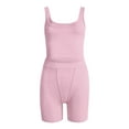 thumbnail image 3 of GZWYHT Lounge Sets for Women Comfy Sets for Women Clothing Women Ribbed Crop Tank Top High Waist Leggings Active Wear Two Piece Sets for Women Two Piece Sets for Women Summer RD2 L, 3 of 3