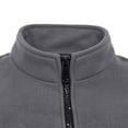 thumbnail image 5 of Mens Tactical Jacket Zipper Fleece Thermal Thicken Warm Sports Coats Long Sleeve Retro Winter Outdoor Military Outwear Gray XXXXL, 5 of 6