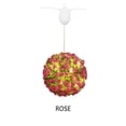 thumbnail image 4 of Kearding Guirnalda de flores, Cable ajustable, alimentación de 19 teclas, Control remoto, 4,5 V, 2,4 W, IP42, resistente al agua, para césped, boda, Iluminación navideña Rosa Kearding HA070055-01B, 4 of 6