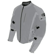 Joe Rocket Analog Mens Textile Motorcycle Jacket Gray/Gray XXL