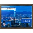 thumbnail image 3 of ArtToFrames 19.3x13.8 Inch - 49x35 CM Gold Puzzle Frame for 500 piece Puzzles.1.38 Inch Custom Wood Puzzle Frames, Gold with Burgundy Panel - Comes with Regular Glass, 3 of 6