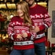 thumbnail image 4 of Suéter Suéter navideño para mujer Elk Knitted Jumper Knitwear Sweater Shirt (Rojo M) Ygjytge Rojo T M para Mujer, 4 of 6