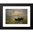 thumbnail image 2 of Léonie-Marie Hécart 14x11 Black Modern Framed Museum Art Print Titled - The Departure for Fishing in Berck-Sur-Mer (1902), 2 of 5
