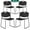 Black, variant on WLLJOY Black Sled Base Stack Chair 4 Pack, Metal Frame Max-Load bearing 350 lbs, Stackable Chairs for Waiting Room, Conference Room