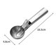 thumbnail image 2 of Cuchara para helado de acero inoxidable con cuchara para helado con gatillo, perfecta para yogur helado, 2 of 5