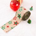thumbnail image 2 of HBFAGFB Christmas Decorations Party Home Decor Cartoon Stickers Burlap Webbing Decorations C, 2 of 4