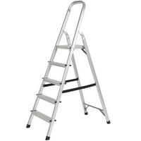 5-Step Foldable Aluminum Non-Slip Lightweight Ladder