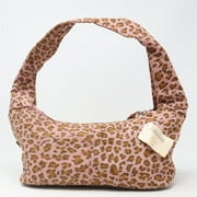 Neiman Marcus Vintage Pink Leopard Print Handbag  / New