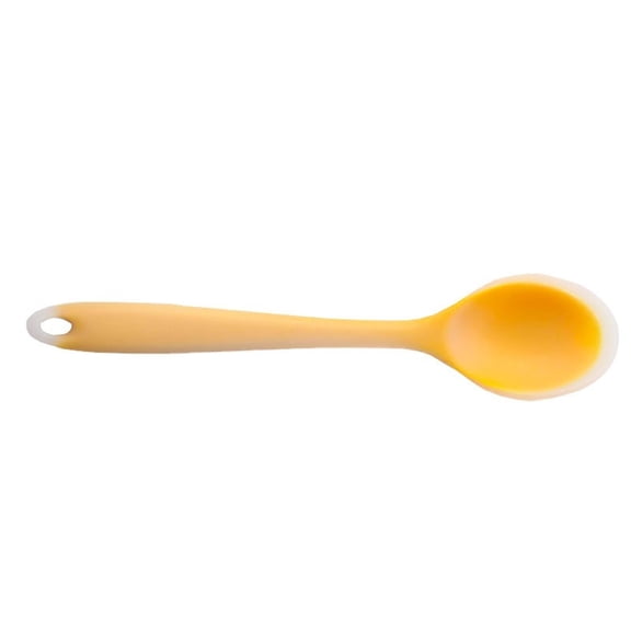 XSCPXTT Premium Silicone Spoon, 8.03inch,For Home Restaurant Yellow