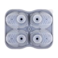thumbnail image 5 of Hariumiu Ice Cube Mold Owl Shape Ice Cube Tray 4 Grids Funnel Lid Design Silicone Ice Mold for Whiskey Cocktails And Drinks, 5 of 8