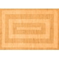 thumbnail image 1 of Ahgly Company Indoor Rectangle Abstract Orange Modern Area Rugs, 6' x 9', 1 of 4