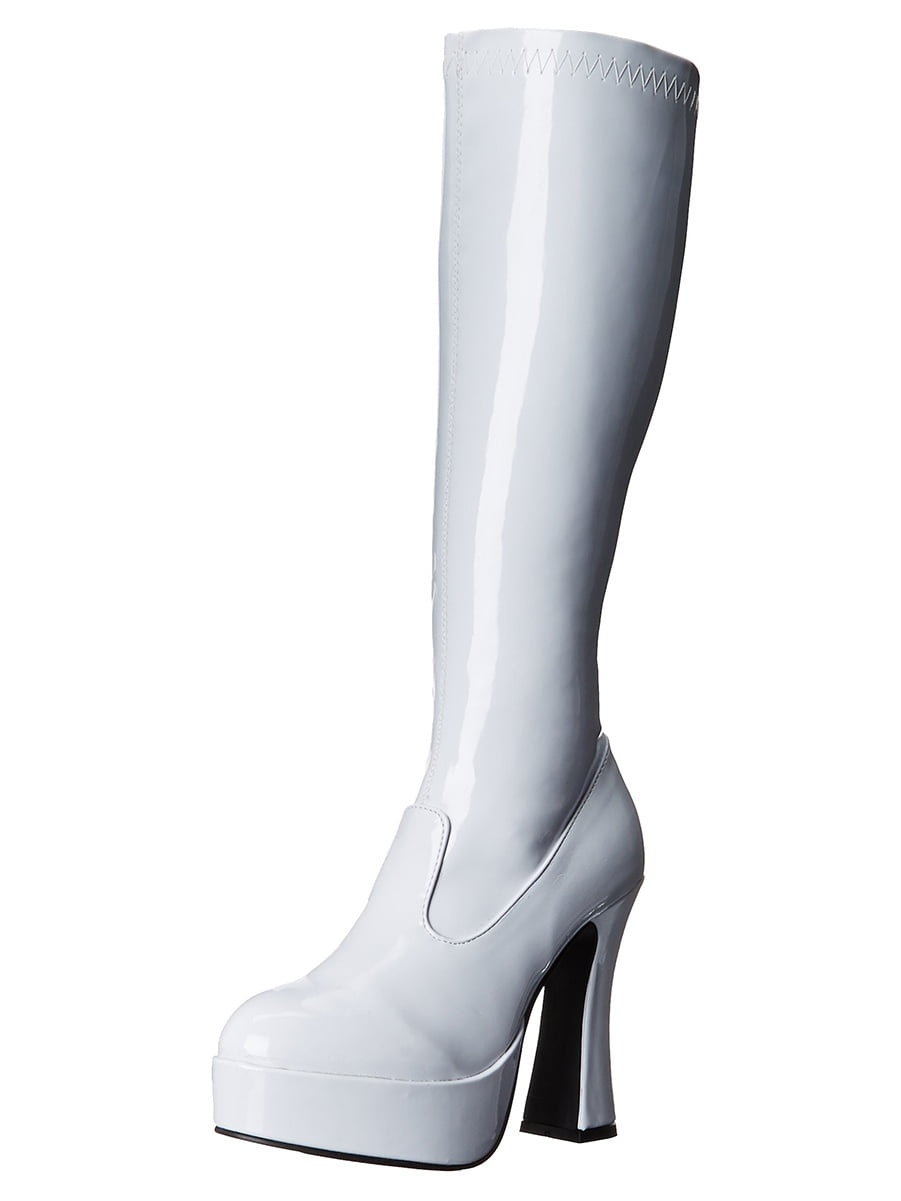 knee high boots platform heel
